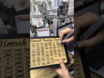Day 45 Umrah Saving Box