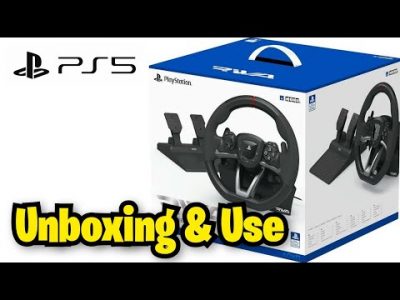 HORI Racing Wheel Apex For PS5, PS4 PC RWA Unboxing & Use GT