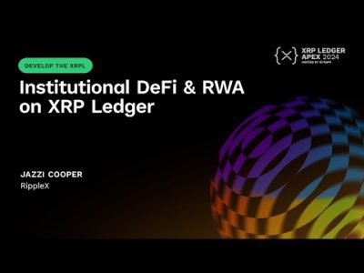 Institutional DeFi & RWA on XRP Ledger | Jazzi Cooper