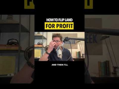 Land Flipping for Passive Income #realestateinvesting