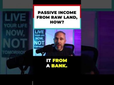 Passive Income From Raw Land How? #shorts