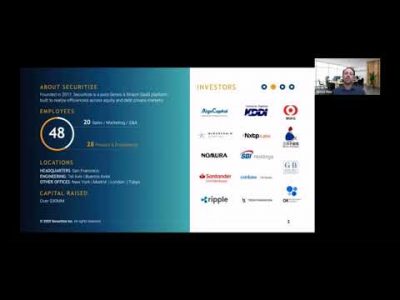 Ripple is a strategic partner of Securitize for compliance and real estate Tokenization.