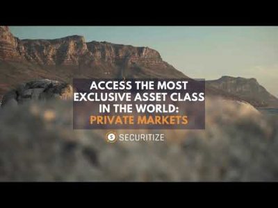 Securitize: Access The Most Exclusive Asset Class in the World