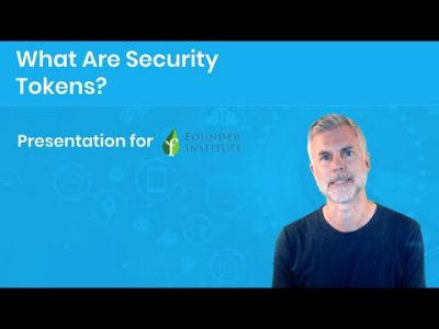 What Are Security Tokens? (The SEC calls them Digital Asset Securities)