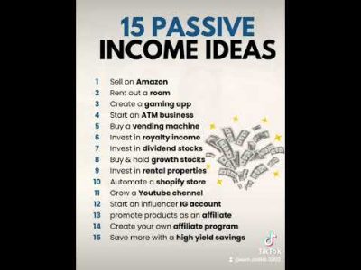 15 Passive Income Ideas