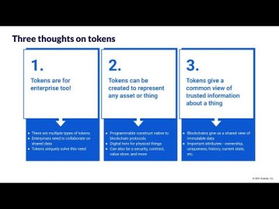 3 Things Enterprises Need to Know About Blockchain Tokens