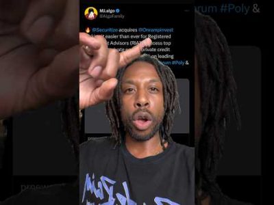 40 Billion! Securitize Acquires Onramp Invest | Tokenized Assets on #Algorand #Ethereum #Polygon