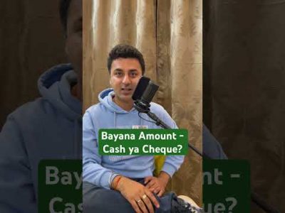 Bayana Amount – Cash ya Cheque #property #realestate #podcast