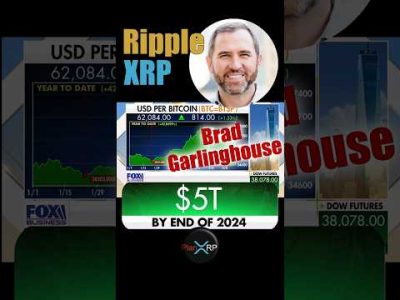 Brad Garlinghouse on Fox! Crypto Market Will Reach $5T By End Of 2024! Shor