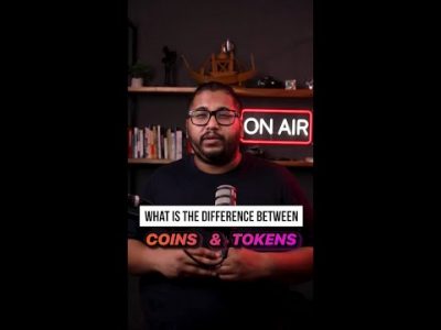 Difference between coins and tokens #shorts