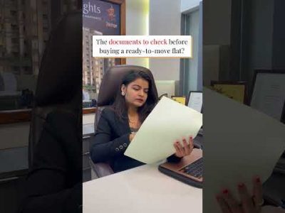 ✅ The documents to check before buying a ready-to-move flat?