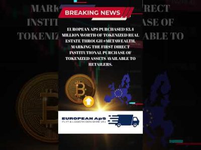 European APS purchased $3.4 million worth of tokenized real estate through #MetaWealth. #crypto #eur