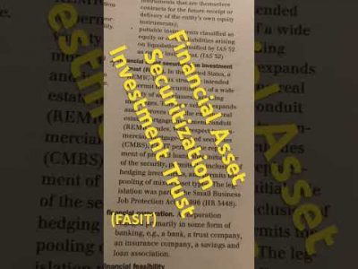 Financial Asset Securitization Investment Trust (FASIT) #realestate #appraisal #realestateagent