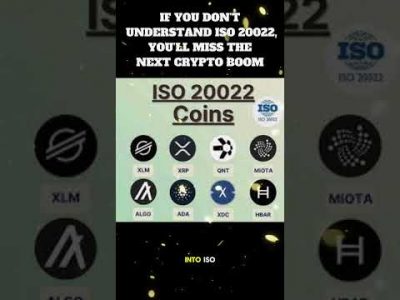 If You Don’t Understand ISO 20022, You’ll Miss the Next Crypto Boom #isocoininsider