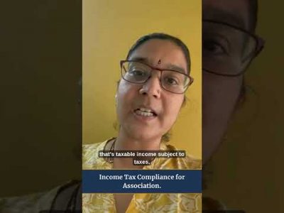 Income Tax Compliance for Association. #apartmentassociation