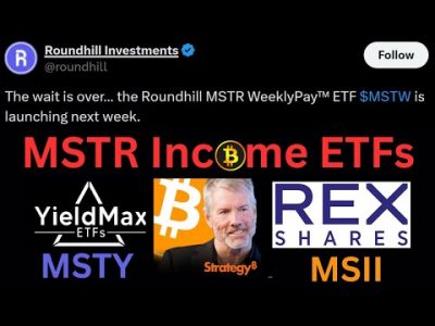 Roundhill MSTW: Weekly Income on MSTR (No Covered Calls) Better than YieldMax MSTY? or MSII?