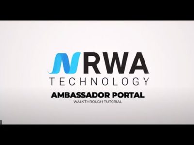 RWA Ambassador Portal Tutorial