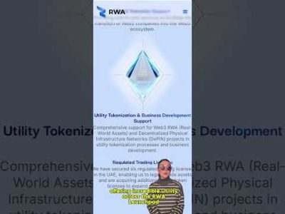 RWA Inc – Real World Asset Tokenization on a New Level! #short