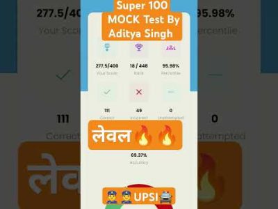 #rwa #super100 #rwamock #uppolice #upsi #upsipreparation