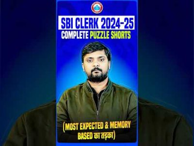SBI Clerk 2024-25 Complete Puzzle Shorts | Banking By Rwa #rwa #sbiclerk2025 #reasoningbyrohitsir