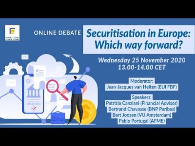 Securitisation in Europe – which way forward?