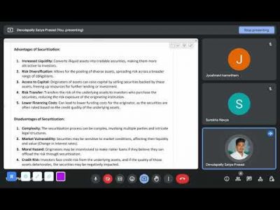 Securitization by Satya Prasad