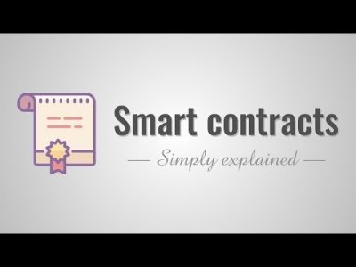 Smart contracts – Simply Explained