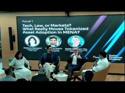 Tech, Law, or Markets? What Really Moves Tokenized Asset Adoption in MENA? | Dubai Finternet Chapter