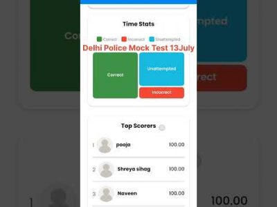 Today Mock Delhi Police RWA Analysis#delhipolice#uppolice#upsi#rwa#motivation