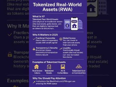 Tokenized Real-World Assets(RWA)||#finance#realestate#investing#shorts