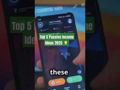 Top 5 Passive Income Ideas for 2025! Full Length Video Bottom Right  ↘️