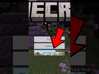 Using The Minecraft Marketplace!!! #minecraft #shorts