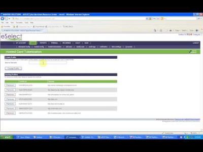 Video 3) Moneris eSELECTplus, Hosted Tokenization: How to create a Hosted Tokenization Profile