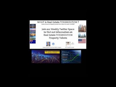 WHAT is Real Estate Tokenization (#E15) – Crypto market & Tokenized RealEstate – 23June2022