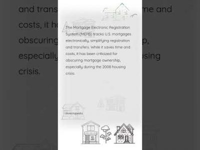 What Is the Mortgage Electronic Registration System (MERS)?
