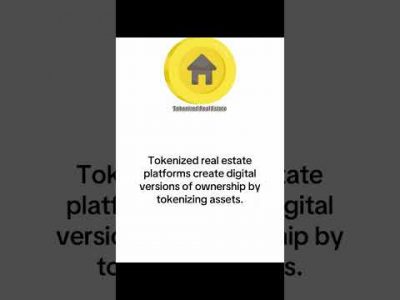 What is Tokenized Real Estate? #cryptoforold #short #shorts #cryptocurrency #blockchain #realestate