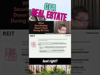 When Securitization doesn't work during 08 crisis. #CFA