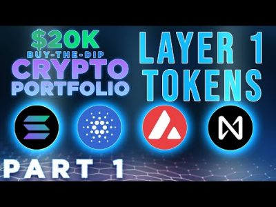 $20K Crypto Portfolio Build pt. 1 | Layer 1 Tokens