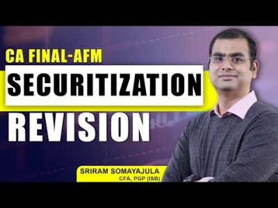 AFM Revision | Chp 7 | Securitization | CA Final | Sriram Somayajula CA, CFA, ISB