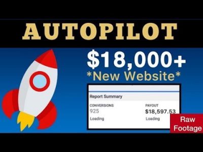 Autopilot $18,000+ Using NEW Website Passive Income Make Money Online Raw Footage