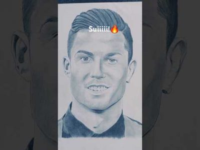 Can't stop posting the GOAT! #shorts #cristianoronaldo #drawing #rwa #arts #trending
