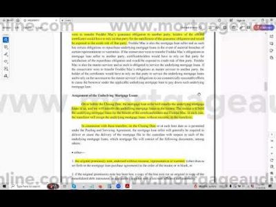 Commercial Loan Securitization Audit Sample Report