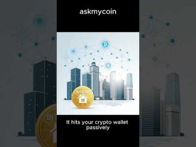 Crypto + Real Estate = Passive Income Hack You Didn’t Know ! #short #shorts #crypto #youtubeshorts