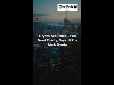 Crypto Securities Laws Need Clarity, Says SEC’s Mark Uyeda.mp4