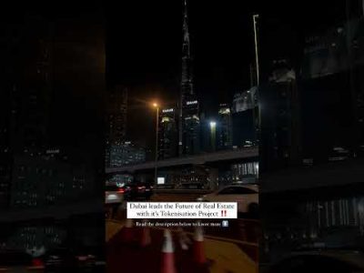 Dubai to start Tokenisation in it’s Real Estate ⬇️