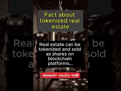 Fact about tokenized real estate #blockchaintechnology #crypto #cryptofinance #ethereum #motivation