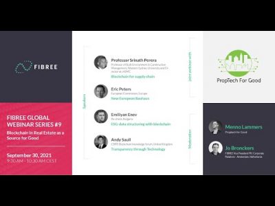 FIBREE Webinar #9 – Blockchain in Real Estate as a Source for Good