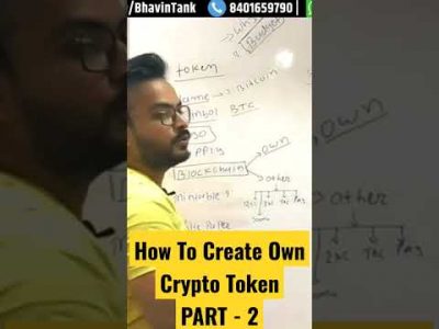 How To Create Own Crypto Token Hindi English Tamil PART – 2 #crypto #cryptonews #blockchain #btc
