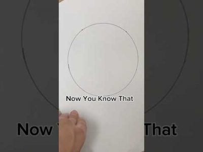 How To Draw A Circle #tutorial #art #shorts