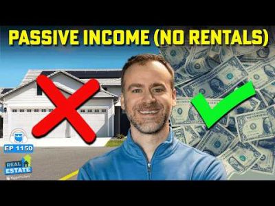 How to Make 100% Passive Income with Real Estate (No Rentals)